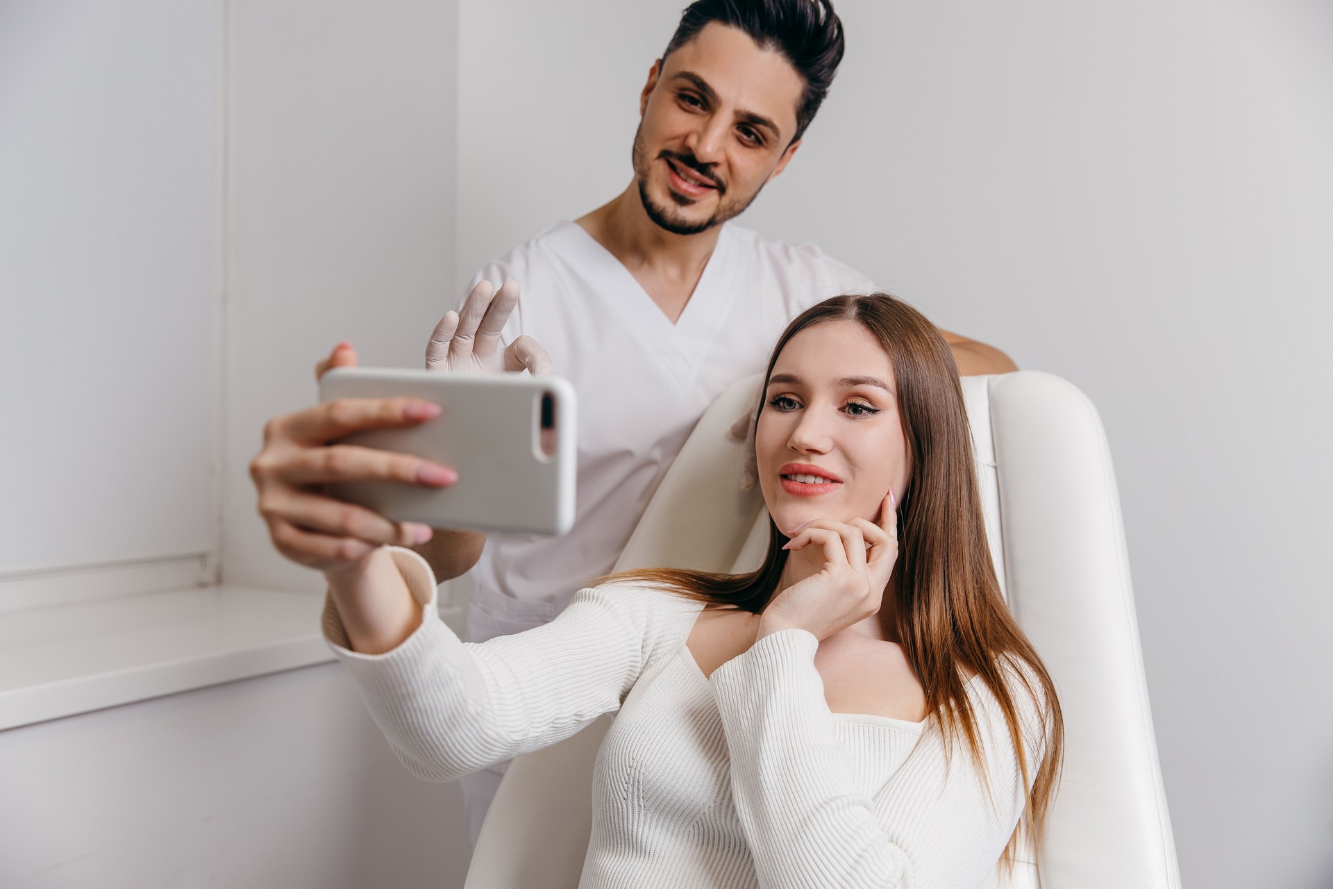 Gesichtsästhetikbehandlung